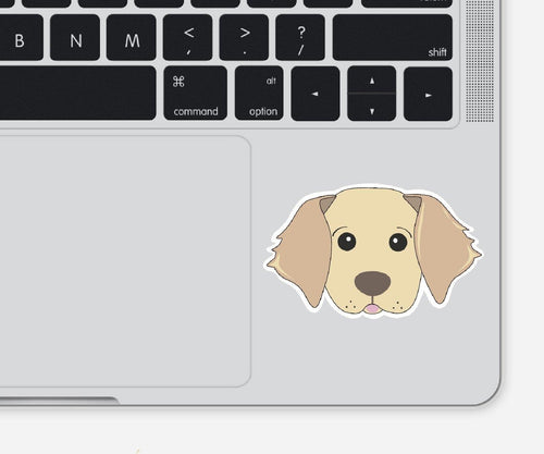 Golden Retriever Sticker | Dog Sticker | Matte - Shopellasimone